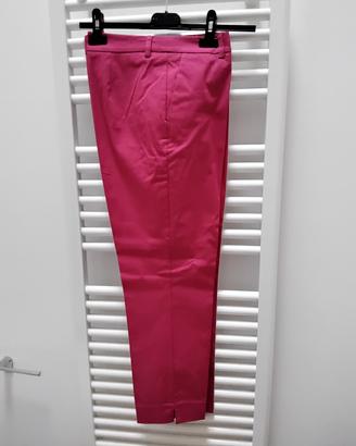 Pantaloni nuovi fucsia in cotone
