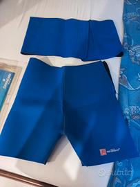 pantaloni e fascia lombare in neoprene