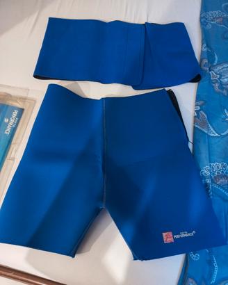 pantaloni e fascia lombare in neoprene