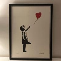 Litografia Banksy con certificato