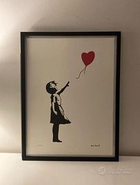 Litografia Banksy con certificato