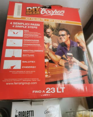 kit per fare la birra fai da te
