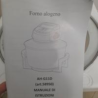 forno alogeno nuovo Modello: AH-G11D
- Codice arti