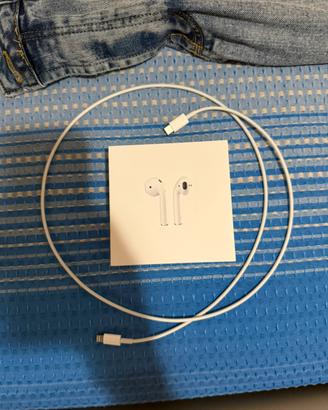 Airpods originali + cavo originale