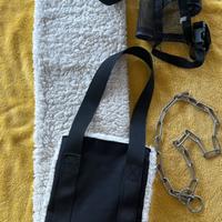Imbracatura per cane, collare, museruola
