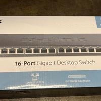 D-Link DSG-1016S Switch Unmanaged Gigabit 16 porte