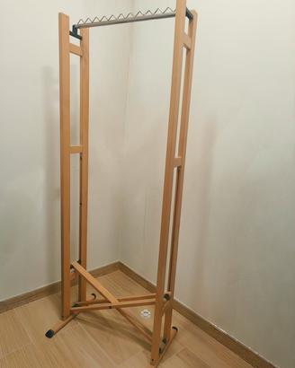 appendiabiti pieghevole in legno Foppapedretti 