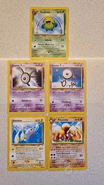 Lotto 5 carte Pokemon set Neo Revelation NR 