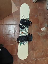 Tavola snowboard Atomic 148 cm completa attacchi