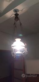 Antico lampadario a lucerna