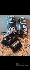 guantoni boxe, guanti MMA, para tibie, para gomiti