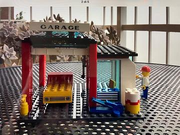 LEGO GARAGE CON AUTOMOBILINA E MINIFIGURA