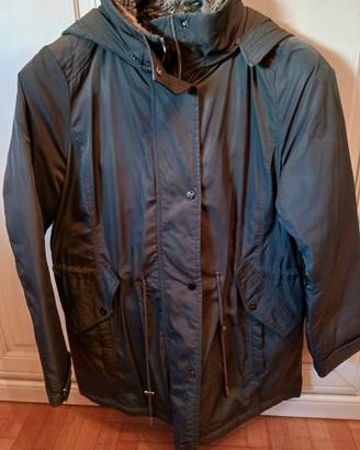 giaccone Luisa Viola verde militare 