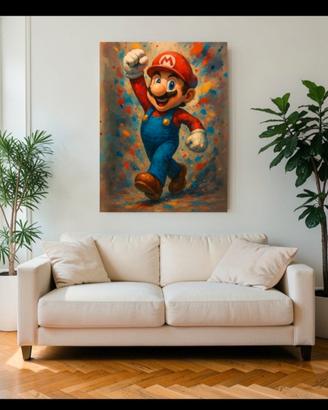 Quadro super Mario ,digitale unica (NARO)