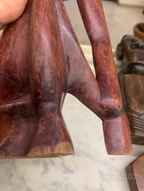 LOTTO DECORAZIONE  IN LEGNO VINTAGE