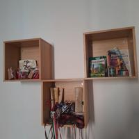 Mobili quadrati in bambù