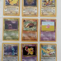 Carte Pokemon (rare/Prima Edizione; Promo)
