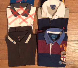 Polo manica lunga-marchi originali- VARIE MISURE