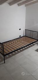 letto singolo con materasso 