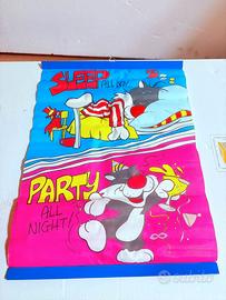 Locandina vintage Warner Bros anni '80