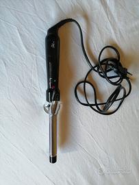 Arricciacapelli Nero con Barile Argento