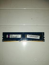 RAM Kingston 4GB DDR3 1600MHZ