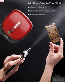 Oasser Mini Kit aerografo,Airbrush con compressore