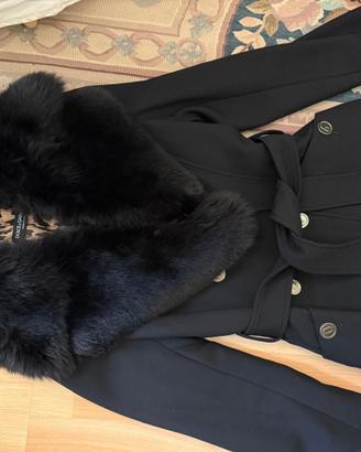 Cappotto Dolce & Gabbana nero VINTAGE