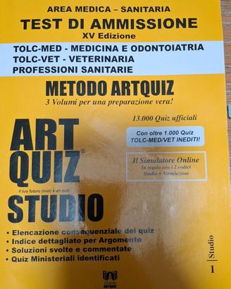 ARTQUIZ libri preparazione test medicina