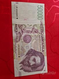 banconota da 50000lire Bernini 