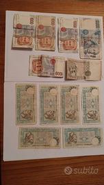 Lotto banconote lira italiana