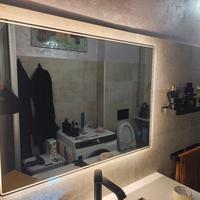 Specchio led con dimmer tre colori 