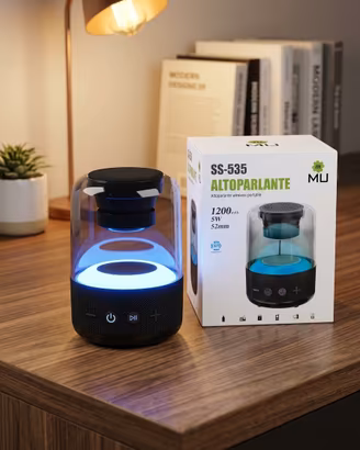 Cassa Altoparlante Bluetooth MU con LED