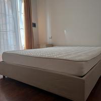 Base letto con doghe in legno sfoderabile