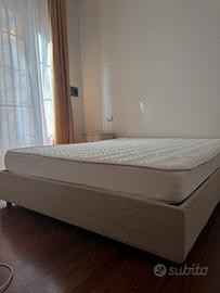 Base letto con doghe in legno sfoderabile