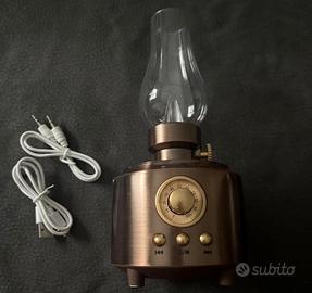 Lampada da Tavolo Vintage con Altoparlante