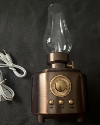 Lampada da Tavolo Vintage con Altoparlante