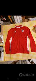 tuta adidas x bayer Monaco rossa 