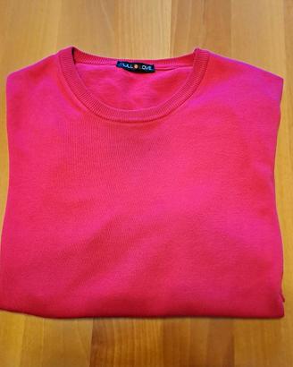 Maglione Pullover Rosso Uomo taglia L Pull Love
