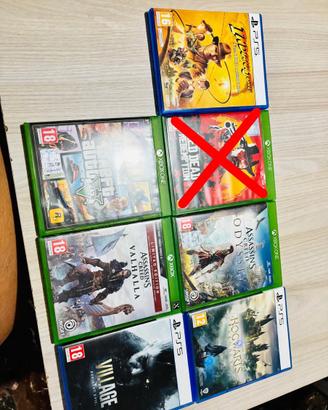 Giochi per xbox one e playstation 5