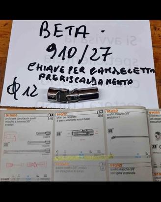 Chiave Beta d12 per candeletta