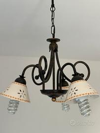 Lampadario 3 luci