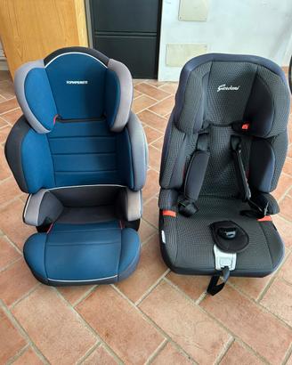 Coppia seggiolini auto gruppo I-III no-isofix