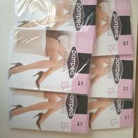 Set 6 paia collant  Pompea 15 den. Taglia 3-M