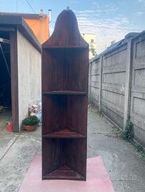 Angolare in legno 4 ripiani