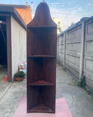 Angolare in legno 4 ripiani