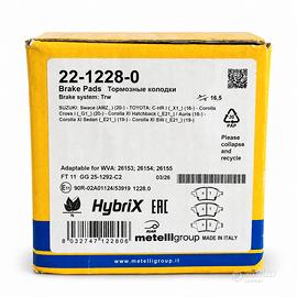 PASTIGLIE FRENO METELLI HYBRIX 22-1228-0 – TOYOTA 
