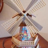 carillon lampada vintage mulino a vento