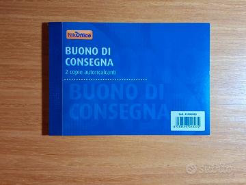Blocchi per buoni di consegna