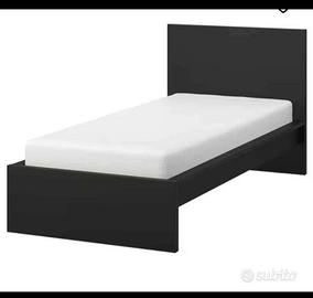 Letto singolo ikea con materasso.